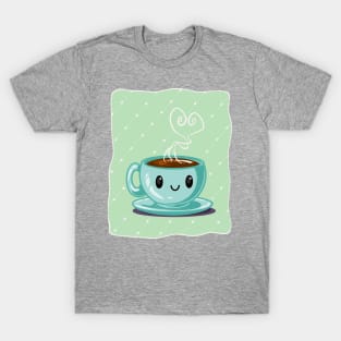 Happy Coffee Green T-Shirt